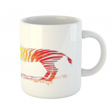 Zebra Rainbow Colors Mug