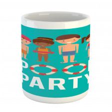 Happy Children Swimsuits Mug