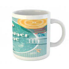 Top View Swimming Pool Mug