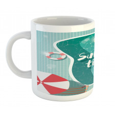 Top View Swimming Pool Mug