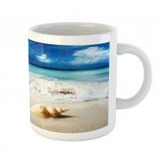 Nautical Sunny Coastline Mug