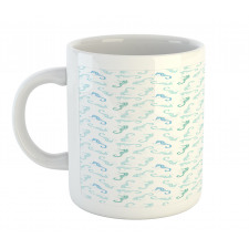 Nautical Outline Animal Mug