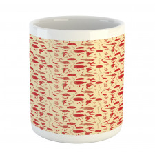 Undersea Animals Pattern Mug