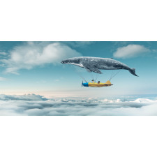 Dreamy View Whale Clouds Mug