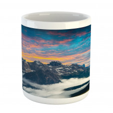 Alpine Clouds Foggy Mug