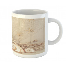 Life Buoy Wooden Sepia Mug