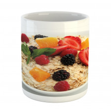 Fresh Fruits and Porridge Mug