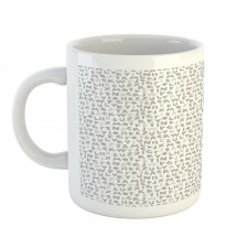 Geometric Letters Mug