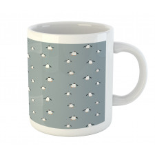 Minimal Arctic Fauna Bird Mug