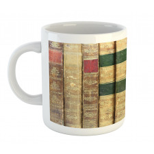 Macro Photo of Antique Novels Mug