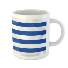 Simple Stripes and Sun Flag Mug