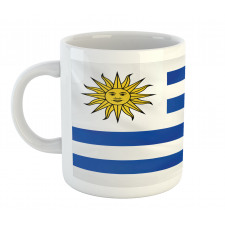 Simple Stripes and Sun Flag Mug