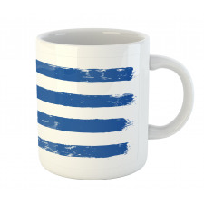 Brush Painting Stroke Flag Mug