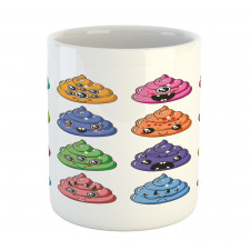 Happy Colorful Kawaii Mug