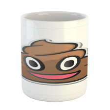 Smiling Face Turd Doodle Mug