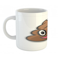 Smiling Face Turd Doodle Mug