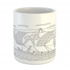 Uncolored Galley Mug