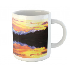 Grand Tetons View at Sunset Mug