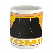 Simplistic Mountain Mug