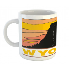 Simplistic Mountain Mug