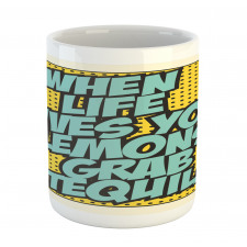 Retro Design Funny Words Mug