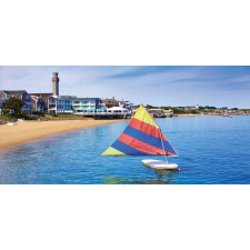 Rainbow Boat Sailing Mug