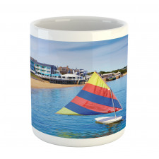 Rainbow Boat Sailing Mug