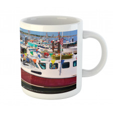 Boats Pier Nautical Mug