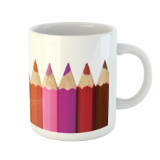 Colorful Pencils Macro Photo Mug