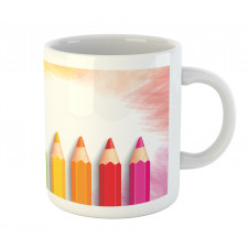Realistic Colorful Pencils Mug