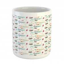 I Love Sushi Doodle Mug