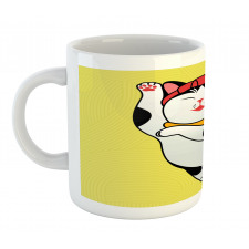 Sporty Maneki Neko Mug