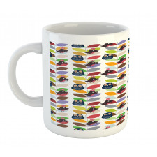 Abstract Vivid Birds Mug