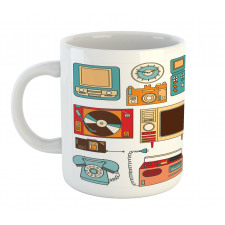 Vintage Electronics Art Mug