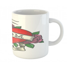 Heart with Roses and Mom Mug