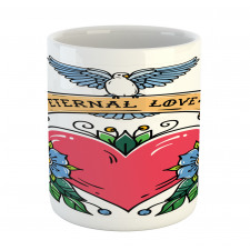 Eternal Love Flora Heart Mug