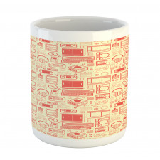 Retro Gaming Objects Mug