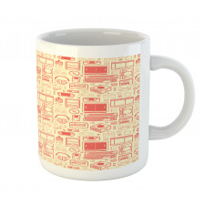 Retro Gaming Objects Mug