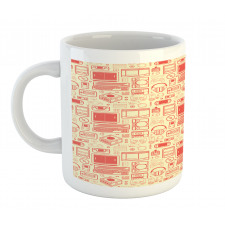 Retro Gaming Objects Mug