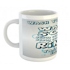 Water Soap Scrub Mug