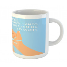 Wash Hands Cartoon Mug