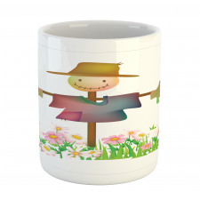 Smiling in Flowers Mug