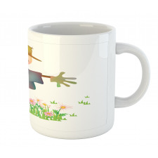 Smiling in Flowers Mug