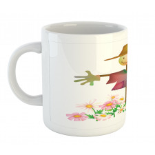 Smiling in Flowers Mug