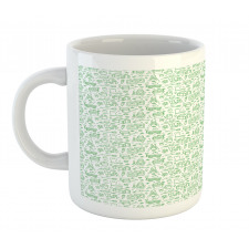 Outline Gardening Mug