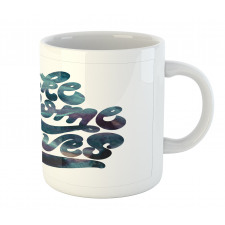 Modern Summer Words Mug