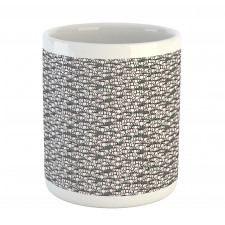 Abstract Poppy Boxes Art Mug