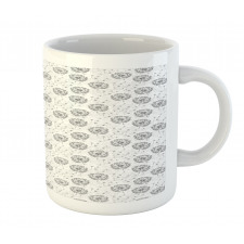 Greyscale Dandelions Mug