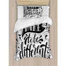 Dare to Be Different Duvet Cover Set