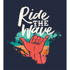 Ride the Wave and Gesture Duvet Cover Set